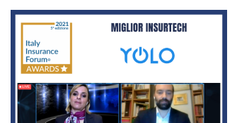 Italy Insurance Awards, Yolo premiata come “Best Insurtech”