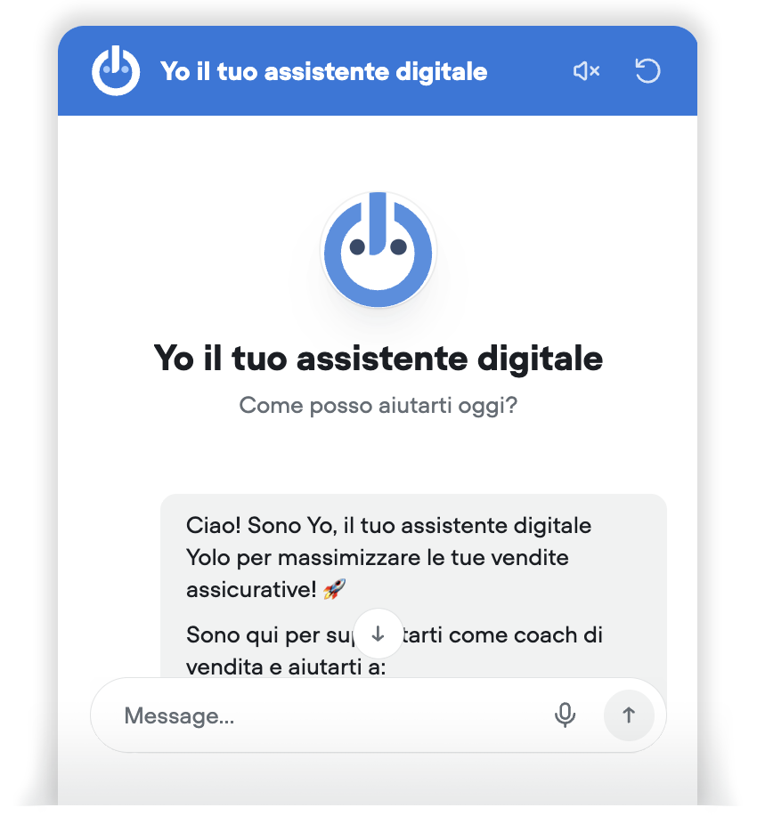 schermata che mostra il tool interattivo di agent AI di YOLO