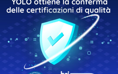 YOLO ottiene il rinnovo delle certificazioni di qualità per la gestione di dati e informazioni